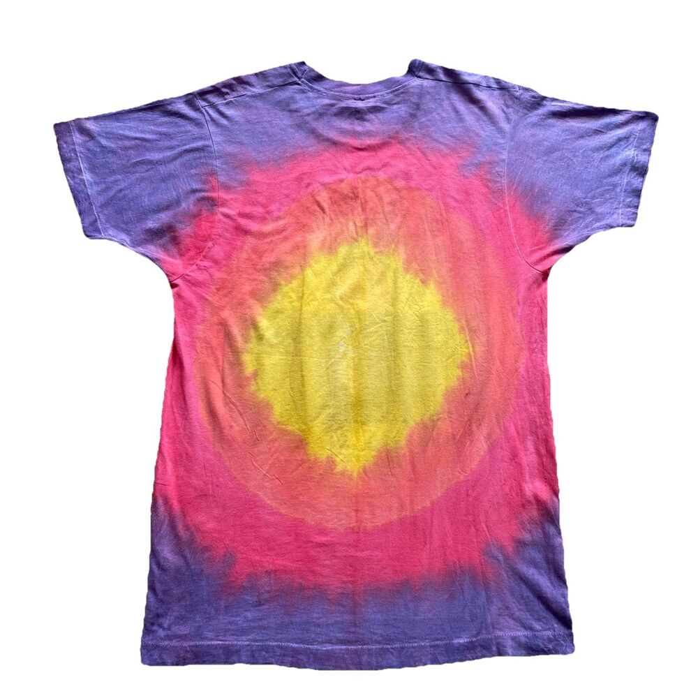 Vintage Key West Cat T Shirt 90s Tie Dye XL Sunset Palm Animal - Picture 3 of 7